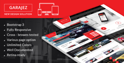 GARAJEZ professional multi-purpose HTML5 template