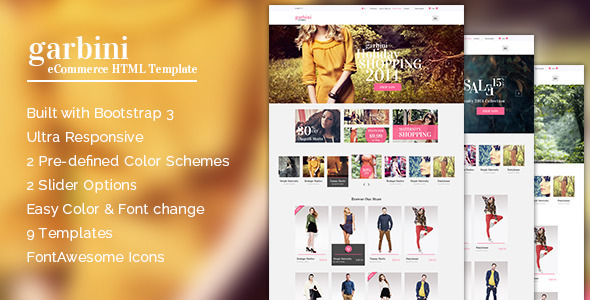 Garbini - Multipurpose HTML5 eCommerce Template Garbini - Multipurpose HTML5 eCommerce Template