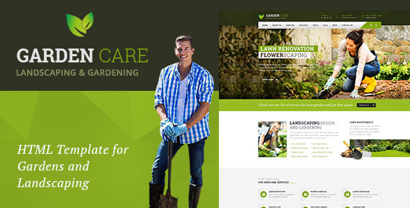 Garden Care - Gardening and Landscaping HTML Template Garden Care - Gardening and Landscaping HTML Template