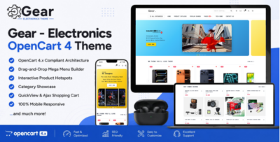 Gear. - Electronics OpenCart 4 Theme