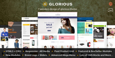 Glorious - Magento Responsive Theme
