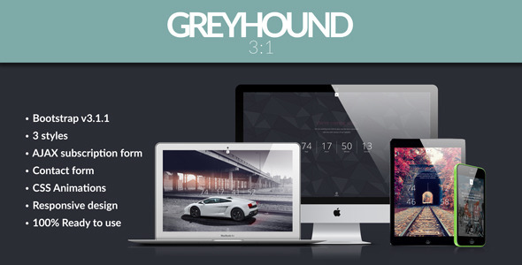 Greyhound - 3 in 1 Parallax Coming Soon Template Greyhound - 3 in 1 Parallax Coming Soon Template
