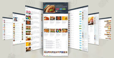 Gustos - The complete UI for a "recipe website"