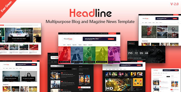 Headline - Multipurpose Magazine Blog Responsive Template Headline - Multipurpose Magazine Blog Responsive Template