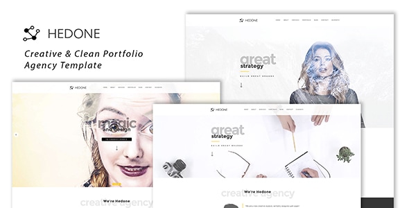 Hedone - Creative & Clean Portfolio / Agency Template Hedone - Creative & Clean Portfolio / Agency Template
