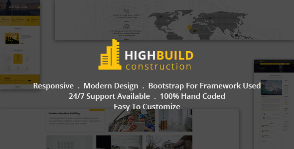 Highbuild - Construction, Building, Business, Renovation and Architecture Html 5 Template Highbuild - Construction, Building, Business, Renovation and Architecture Html 5 Template