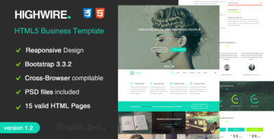 Highwire - HTML5 Responsive Business Template