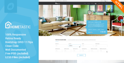 Hometastic - Real Estate HTML5 Template