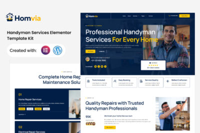 Homvia - Handyman Services Elementor Template Kit