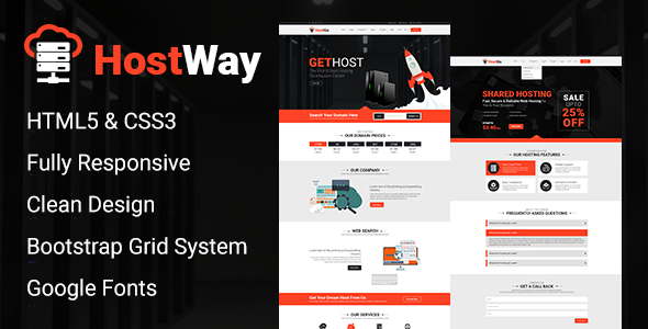 HostWay - Responsive Hosting Template HostWay - Responsive Hosting Template