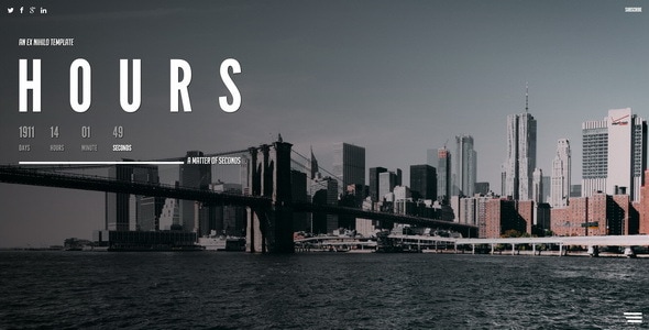 Hours || Responsive Coming Soon Page Hours || Responsive Coming Soon Page
