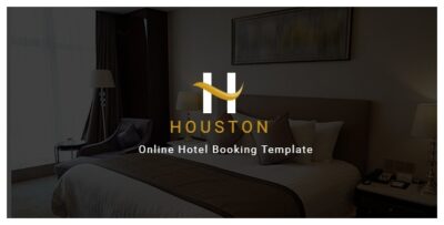 Houston - Online Hotel Booking Template