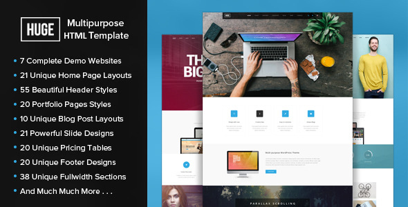 HUGE - Multipurpose HTML Template HUGE - Multipurpose HTML Template