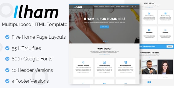 ILHAM - Multi-purpose HTML Template ILHAM - Multi-purpose HTML Template