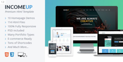 IncomeUp - Multi-purpose Business HTML Template