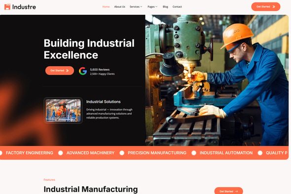 Indox – Industry Factory & Manufacturing Elementor Template Kit Indox – Industry Factory & Manufacturing Elementor Template Kit