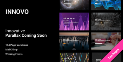 Innovative Coming Soon Template