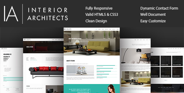 Interior & Architecture HTML Template Interior & Architecture HTML Template