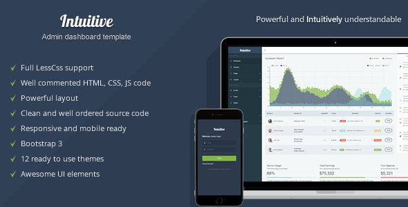 Intuitive - Bootstrap Admin Dashboard Template Intuitive - Bootstrap Admin Dashboard Template