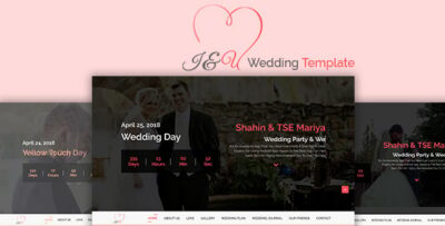 I&U Wedding HTML Template.