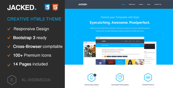 Jacked - Creative HTML5 Template Jacked - Creative HTML5 Template
