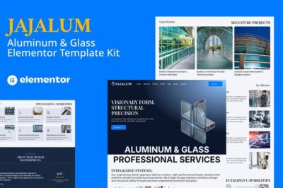 Jajalum - Aluminum and Glass Elementor Pro Template Kit