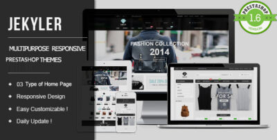 Jekyler - Multipurpose Responsive PrestaShop Theme