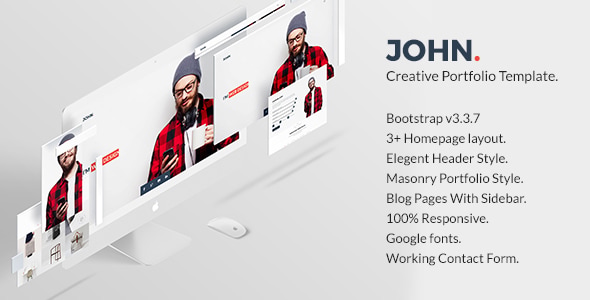 John Creative Portfolio Template John Creative Portfolio Template