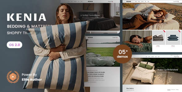 Kenia - Bedding & Mattress Shopify 2.0 Theme Kenia - Bedding & Mattress Shopify 2.0 Theme