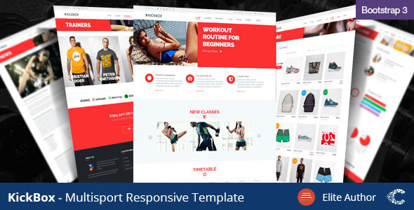 Kickbox - Multisport Responsive Theme Kickbox - Multisport Responsive Theme