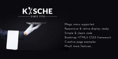 Kische | Restaurant, Cafe Responsive Site Template