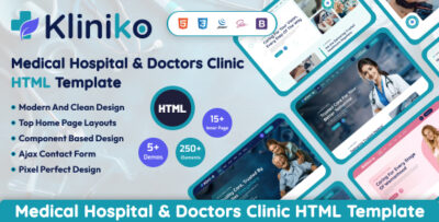 Kliniko - Medical & Healthcare HTML Template