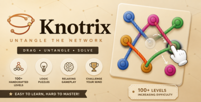Knotrix | HTML5 Drag and Untangle Puzzle Game