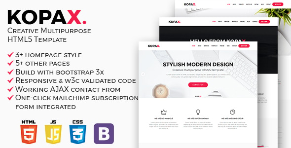 Kopax - Creative Multipurpose HTML5 Template Kopax - Creative Multipurpose HTML5 Template