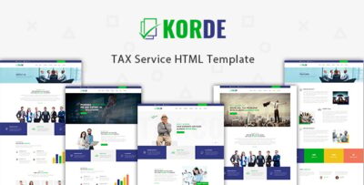 Korde - Finance & Tax Consultancy HTML Template