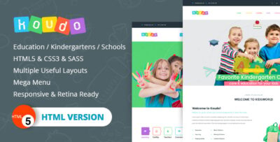 Koudo EducationHTML5 Template