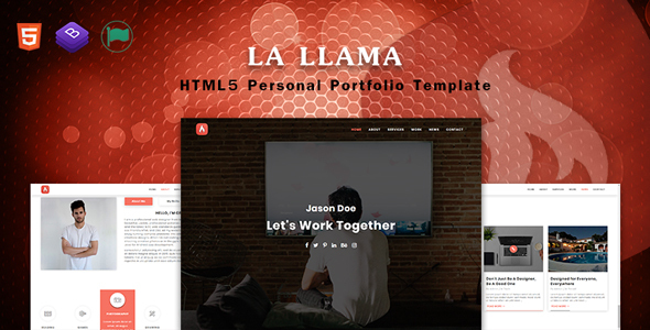 La LLama - Personal Portfolio Template La LLama - Personal Portfolio Template
