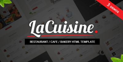 LaCuisine - Restaurant HTML Theme