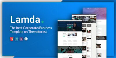 LAMDA - A Powerful & Flexible Business Template