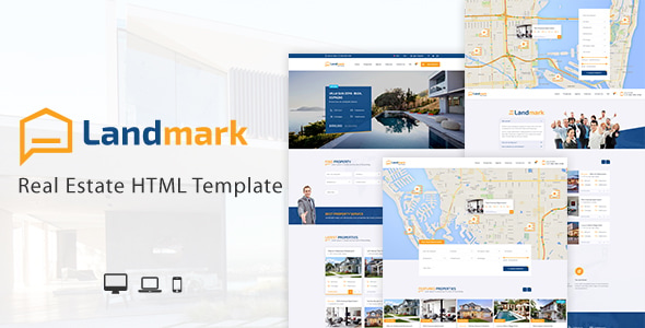 Landmark - Real Estate HTML Template Landmark - Real Estate HTML Template