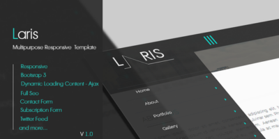 Laris - Multipurpose Responsive  Template