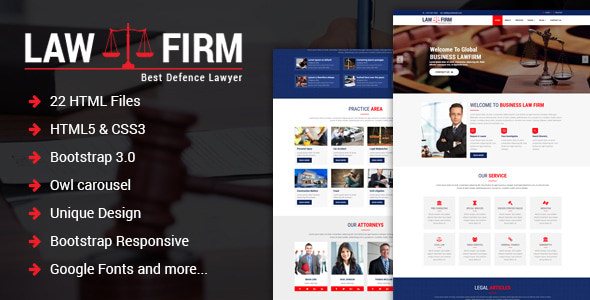 Law Firm - Responsive HTML Template Law Firm - Responsive HTML Template