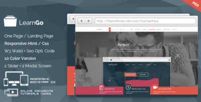 LearnGo - Education Learning Html Landing Page