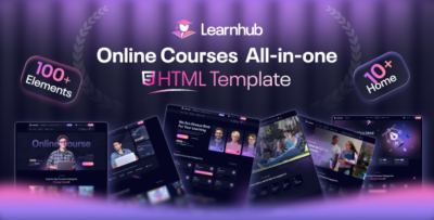 Learnhub - Online Learning & Education HTML5 Template