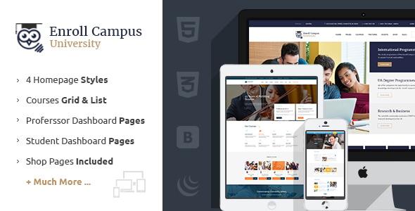 Learning Management Enroll University Education Template Learning Management Enroll University Education Template