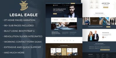 Legal Eagle - Attorney & Law Firm HTML5 Template