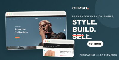 Leo Cerso Elementor – Fashion & Clothing PrestaShop Theme