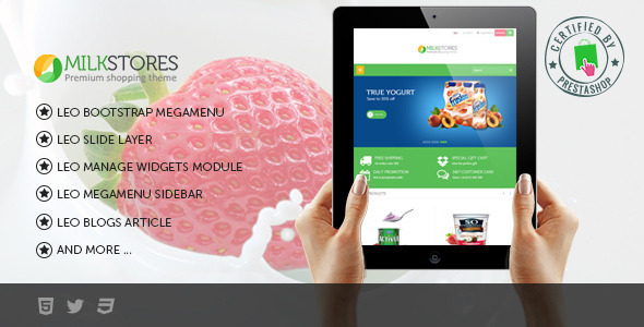 Leo Milk Prestashop Theme Leo Milk Prestashop Theme