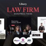 Libery - Legal Services & Law Firm WordPress Theme for Attorney Website
