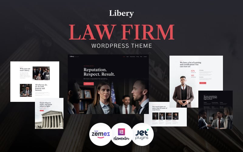 Libery - Legal Services & Law Firm WordPress Theme for Attorney Website Libery - Legal Services & Law Firm WordPress Theme for Attorney Website